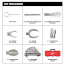 2" - 4" Head Attachment Kit for Milwaukee 7/8" Sectional Cable