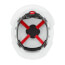 Full Brim Hard Hat with 4PT Ratcheting Suspension Type 1 Class E (White)