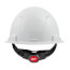 Front Brim Vented Hard Hat with 4PT Ratcheting Suspension Type 1 Class C (White)
