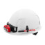 Front Brim Vented Hard Hat with 4PT Ratcheting Suspension Type 1 Class C (White)