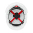 Full Brim Vented Hard Hat with 4PT Ratcheting Suspension Type 1 Class C (White)
