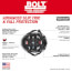 BOLT Vented Safety Helmet with IMPACT ARMOR Liner (USA) - Type 2 Class C (Blue)