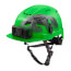 BOLT Front Brim Vented Safety Helmet with IMPACT ARMOR Liner (USA) Type 2 Class C (Green)