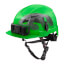 BOLT Front Brim Safety Helmet with IMPACT ARMOR Liner (USA) - Type 2 Class E (Green)