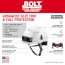 BOLT Front Brim Vented Safety Helmet with IMPACT ARMOR Liner (USA) - Type 2 Class C (Red)