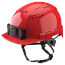 BOLT Front Brim Vented Safety Helmet with IMPACT ARMOR Liner (USA) - Type 2 Class C (Red)