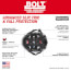 BOLT Safety Helmet with IMPACT ARMOR Liner (USA) Type 2 Class E (Gray)