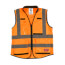 High Visibility Performance Safety Vest- S/M (Orange)