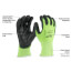 Cut 1 Hight Visibility Polyurethane Dipped Gloves (S)