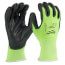 Cut 1 Hight Visibility Polyurethane Dipped Gloves (M)