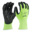 Cut 1 Hight Visibility Polyurethane Dipped Gloves (XL)