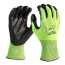 Cut 4 High-Visibility Polyurethane Dipped Gloves (M)