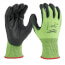 Cut 5 Hight Visibility Polyurethane Dipped Gloves (M)