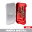 15 Piece Cobalt Red Helix Drill Bit Set