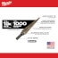 #1 Cobalt Step Drill Bit, 1/8" to 1/2"