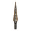#1 Cobalt Step Drill Bit, 1/8" to 1/2"