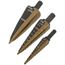 3 Piece Cobalt Step Bit Kit