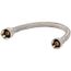 12" Braided Stainless Steel Hose Toilet Connector (1/2" FIP x 7/8" Ballcock)