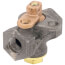 1/2" Black Iron Body Gas Plug Valve with Lockwing