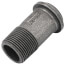 20LT Straight Swivel for Gas Meters, 1" MNPT