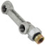 6610 1" x 1" x 1" Horizontal Inlet/Outlet Cast Iron Meter Bar (6" Length)