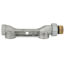 6610 1" x 1" x 1" Horizontal Inlet/Outlet Cast Iron Meter Bar (6" Length)