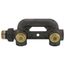 6410-CFD 1" x 1" x 1" Horizontal Inlet/Outlet Bypass Meter Bar w/ Two Integral, 3-Port Valves (6" Length)
