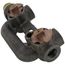 6410-CFD 1" x 1" x 1" Horizontal Inlet/Outlet Bypass Meter Bar w/ Two Integral, 3-Port Valves (6" Length)