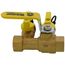 3/4" IPS Purge & Fill Full Port Forged Brass Ball Valve