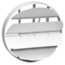 19 Series 14" Steel OBD Duct Mount Damper for #20 Ceiling Diffuser
