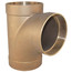 4" Cast Copper DWV Sanitary Tee