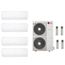 48,000 BTU, R-32, 20.5 SEER2 Ductless Four Zone Heat Pump Package (9+12+12+12)