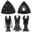 Universal Fit OPEN-LOK Oscillating Multi-Tool Blade Kit w/ Modular Case (15 Piece)
