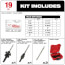 19 Piece Hole Dozer Master Electrician's Hole Saw Kit