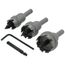 4 Piece One-Piece Carbide Hole Cutter Set