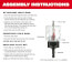 Large Thread Quick Change Arbor, 3/8" Shank