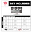 SHOCKWAVE Impact Duty Socket 3/8" Drive Metric PACKOUT Set (19 Piece)