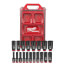 SHOCKWAVE Impact Duty Socket 3/8" Drive Metric PACKOUT Set (19 Piece)