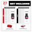 SHOCKWAVE Impact Duty Socket 1/2" Drive Metric PACKOUT Set (27 Piece)