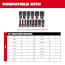 Impact Socket 1/2" Drive SAE TRAY ONLY (15 Piece)