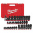 SHOCKWAVE Impact Duty 3/8" Drive SAE & Metric Deep 6 Point Socket Set (43 Pieces)