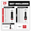 SHOCKWAVE Impact Duty 1/2" Drive SAE & Metric Deep 6 Point Socket Set (29 Pieces)