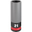 SHOCKWAVE Impact Duty 1/2" Drive 21mm Metric Lug Nut Wheel Socket