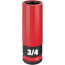 SHOCKWAVE Impact Duty 1/2" Drive 3/4" SAE Lug Nut Wheel Socket