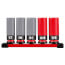 SHOCKWAVE Impact Duty 1/2" Drive SAE & Metric Lug Nut Wheel Socket Set (5 Piece)