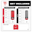 SHOCKWAVE Impact Duty 1/2" Drive SAE & Metric Lug Nut Wheel Socket Set (11 Piece)