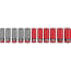 SHOCKWAVE Impact Duty 1/2" Drive SAE & Metric Lug Nut Wheel Socket Set (11 Piece)