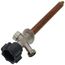 490X 8" Anti-Siphon Wall Hydrant, 1/2" PEX Crimp, Gray Handle, Diamond
