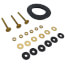 Tank-to-Bowl Kit, with 3/4" High Firm Rubber Gasket and 3 Bolts