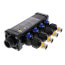 1/2" PEX Press Polymer MiniBloc - 4 Outlets (Lead Free)